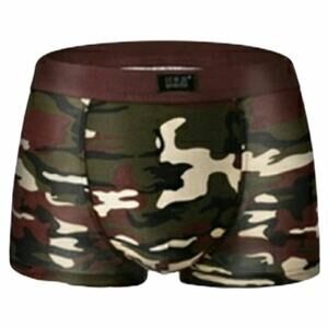 Boxer Briefs Brown Green Camouflage Extra Small XS
